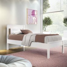 Cama Solteiro Star Branca