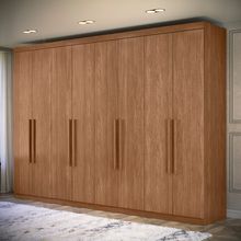 Guarda-Roupa Casal Master New Jatobá com 8 Portas e 4 Gavetas