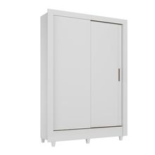 Guarda-Roupa Bélgica Branco com 2 Portas de Correr